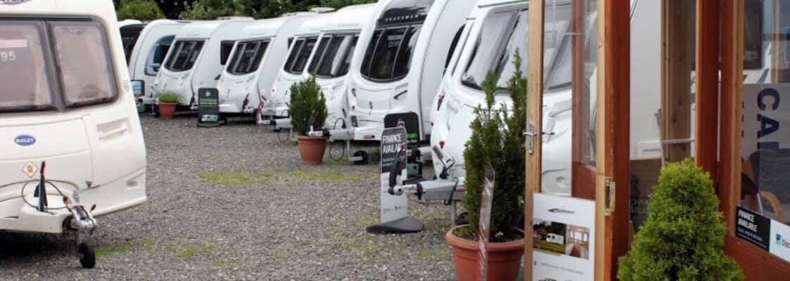 A caravan park full of caravans